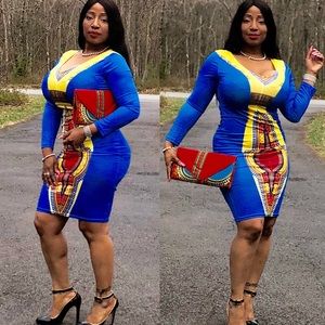 New African dress size small